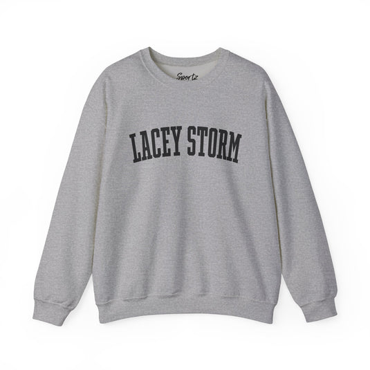 Lacey Storm Unisex Adult Basic Crewneck Sweatshirt - Plain Text Design