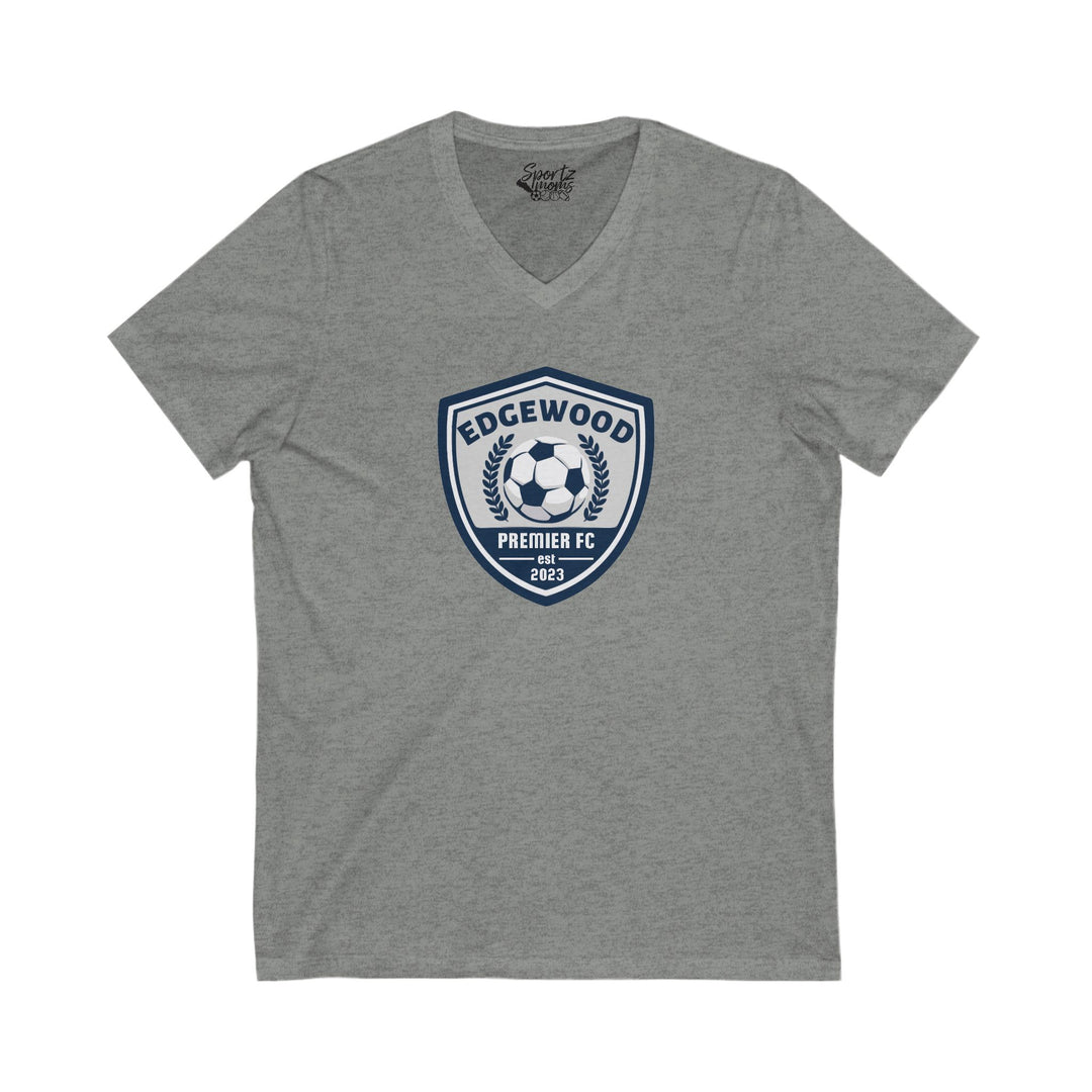 Edgewood Premier FC Unisex Adult Women's V-Neck T-Shirt