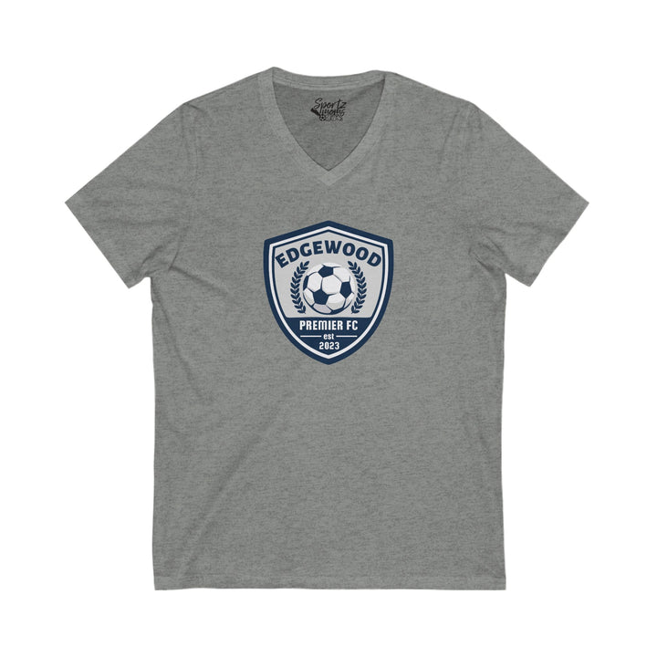 Edgewood Premier FC Unisex Adult Women's V-Neck T-Shirt