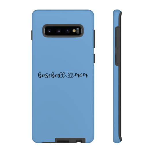 Baseball Mom Phone Case with Heart