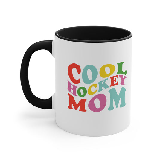 Cool Hockey Mom 11oz Accent Mug