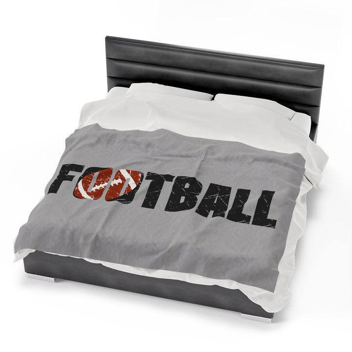 Football Plush Blanket
