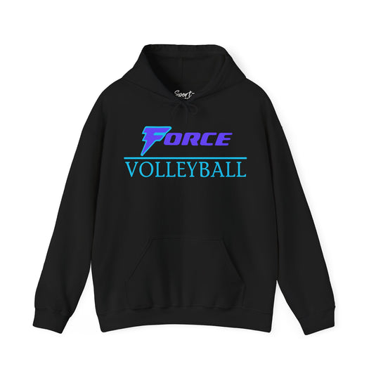 Force Volleyball Club Adult Unisex Basic Hooded Sweatshirt