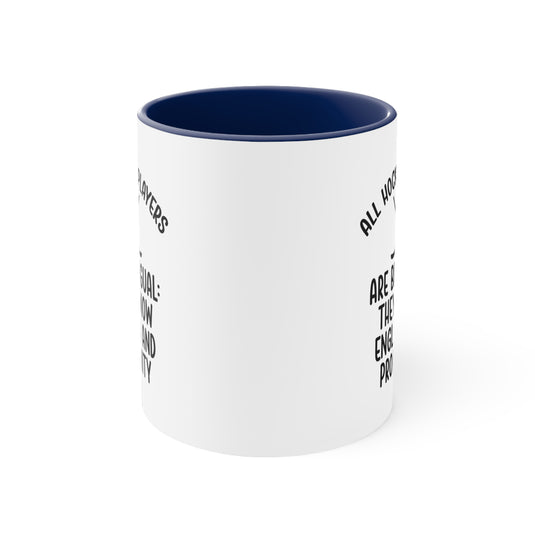 All Hockey Players Are Bilingual 11oz Accent Mug