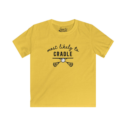 Most Likely To Lacrosse Youth Unisex Basic T-Shirt