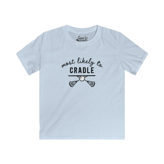 Most Likely To Lacrosse Youth Unisex Basic T-Shirt