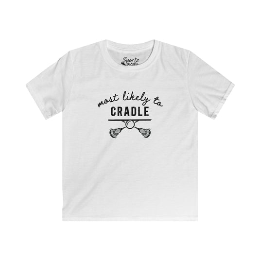 Most Likely To Lacrosse Youth Unisex Basic T-Shirt