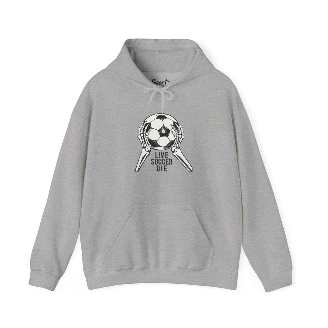 Live Soccer Die Adult Unisex Hooded Sweatshirt