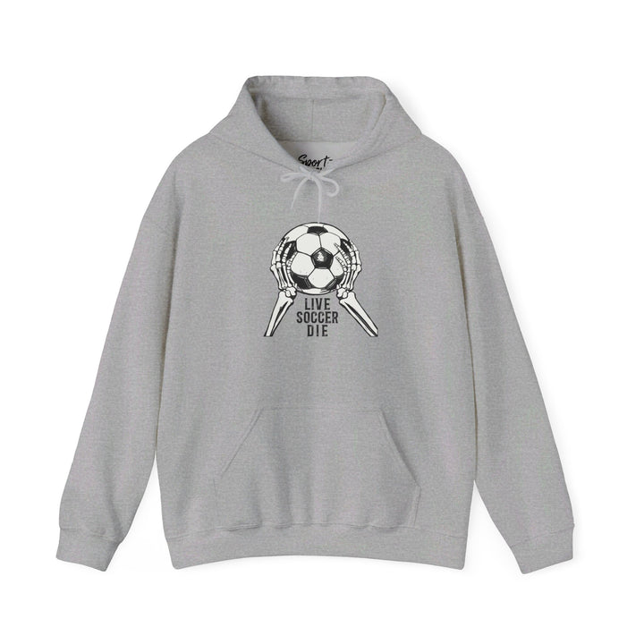 Live Soccer Die Adult Unisex Hooded Sweatshirt