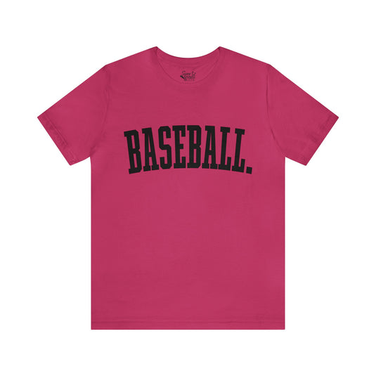 Tall Design Baseball Adult Unisex Mid-Level T-Shirt