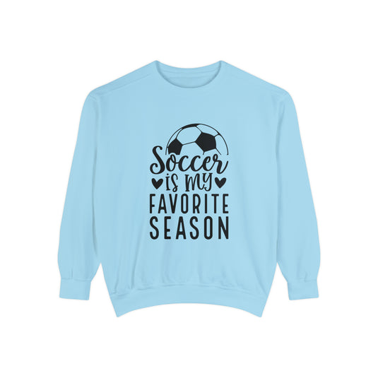 Soccer is My Favorite Season Adult Unisex Premium Crewneck Sweatshirt