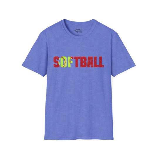 Softball Adult Unisex Basic T-Shirt