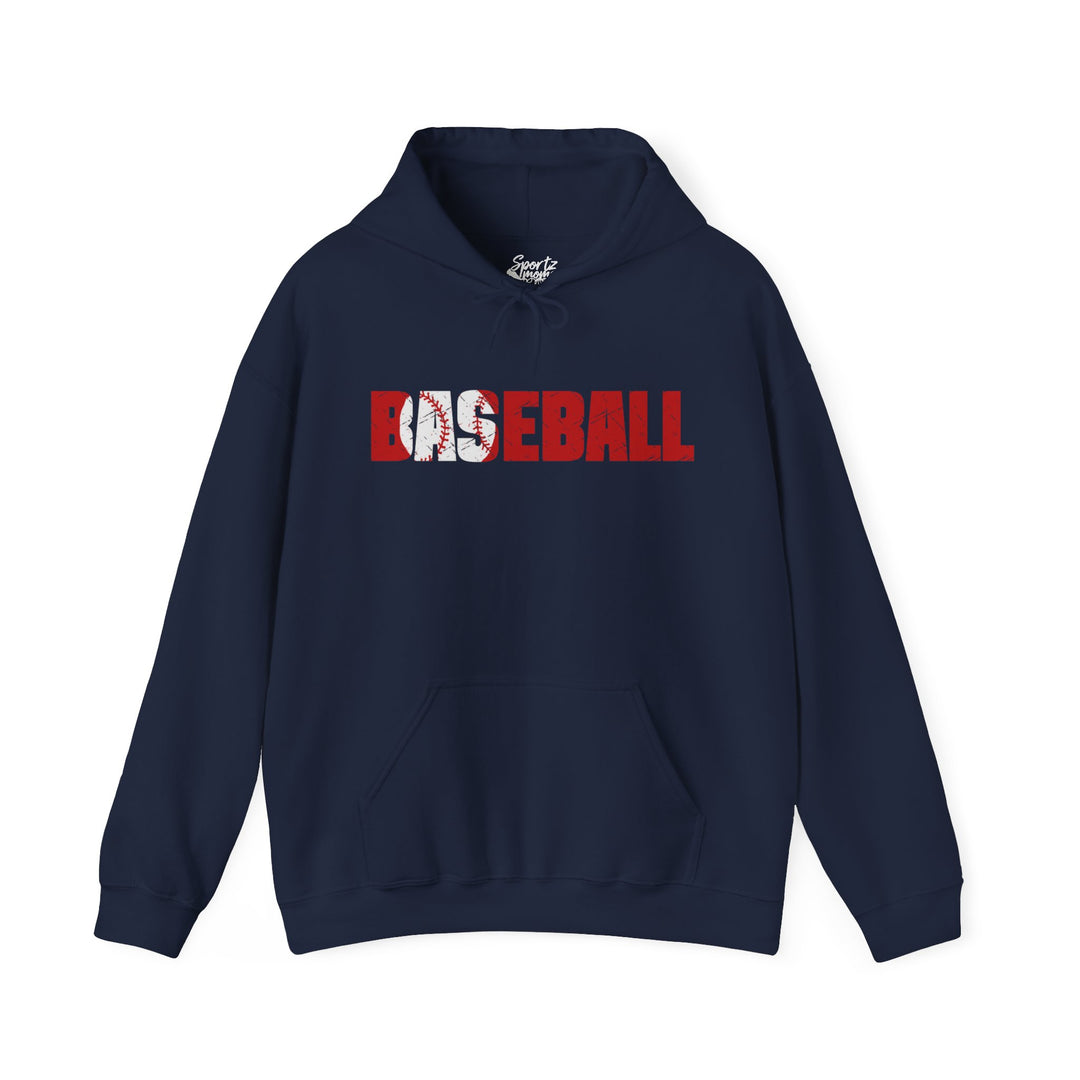 Baseball Adult Unisex Hooded Sweatshirt