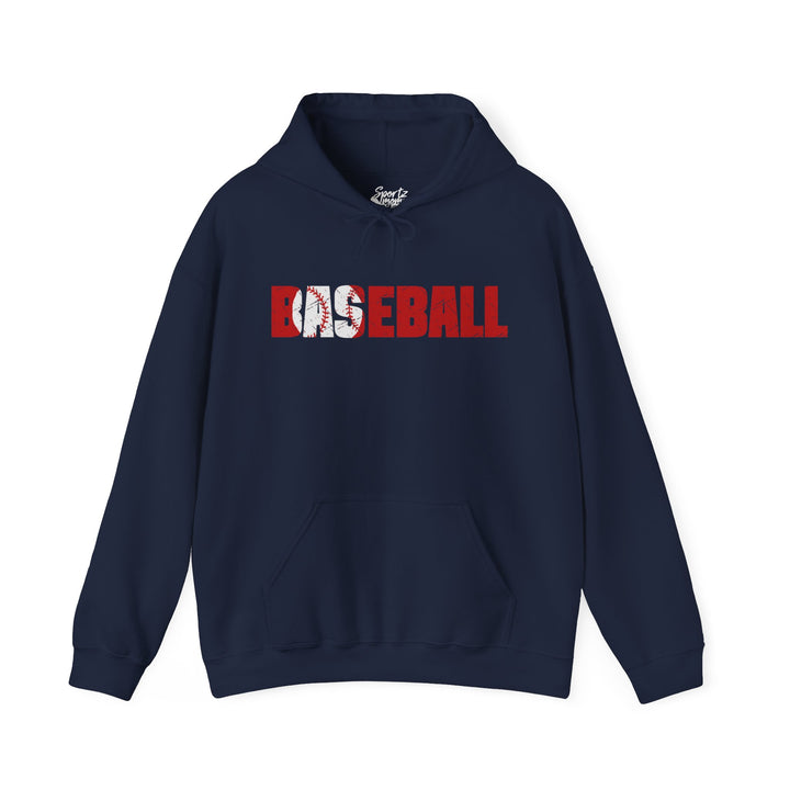 Baseball Adult Unisex Hooded Sweatshirt