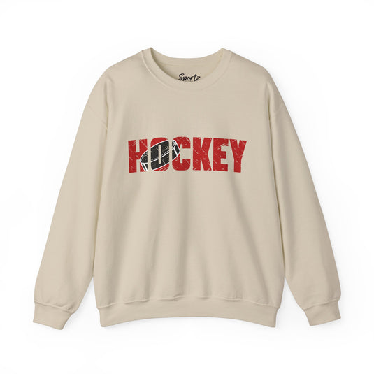 Hockey Adult Unisex Basic Crewneck Sweatshirt