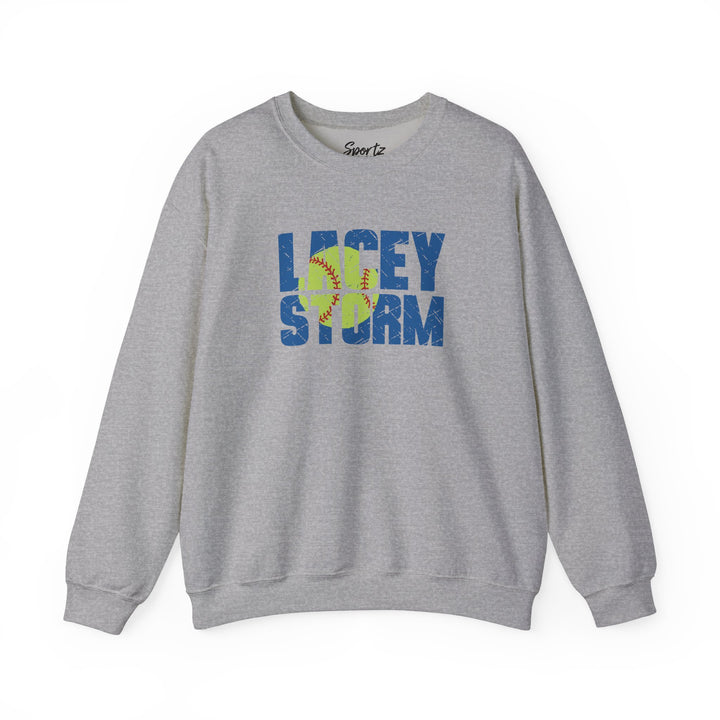 Lacey Storm Unisex Adult Crewneck Sweatshirt - Softball Design