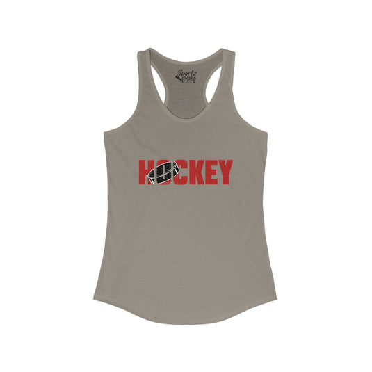 Hockey Adult Women's Racerback Tank