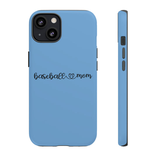 Baseball Mom Phone Case with Heart