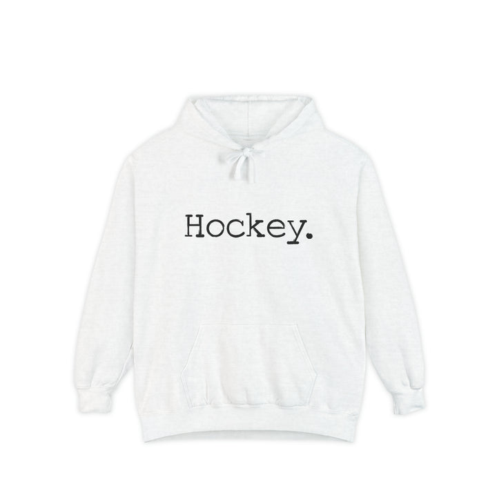 Typewriter Design Hockey Adult Unisex Premium Hooded Sweatshirt