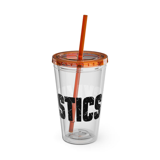 Gymnastics 16 oz Sunsplash Tumbler with Straw