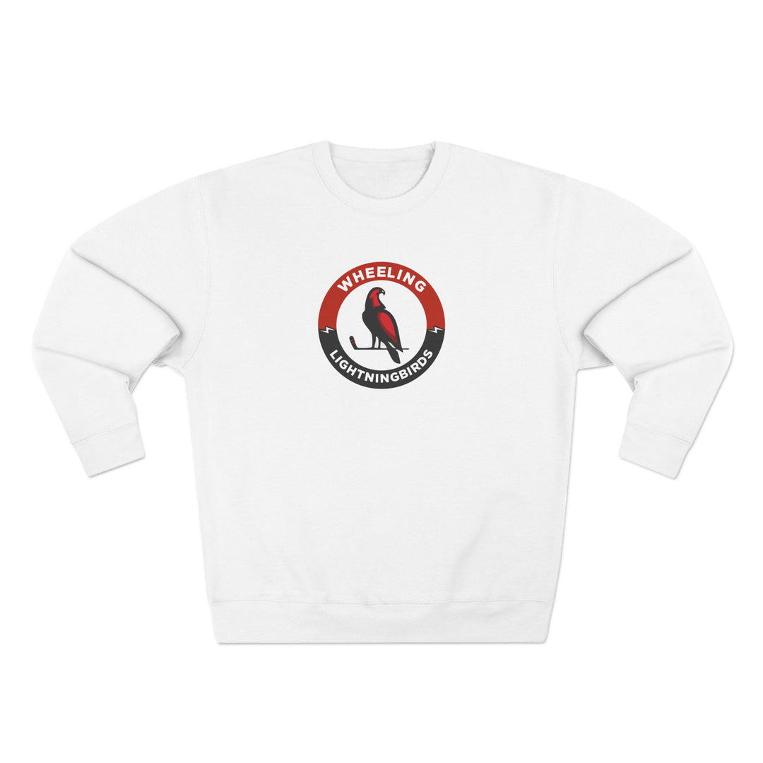 Wheeling Lightningbirds Unisex Adult Mid-Level Crewneck Sweatshirt