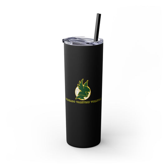 Colorado Valkyrie Volleyball Club Skinny Tumbler with Straw 20oz