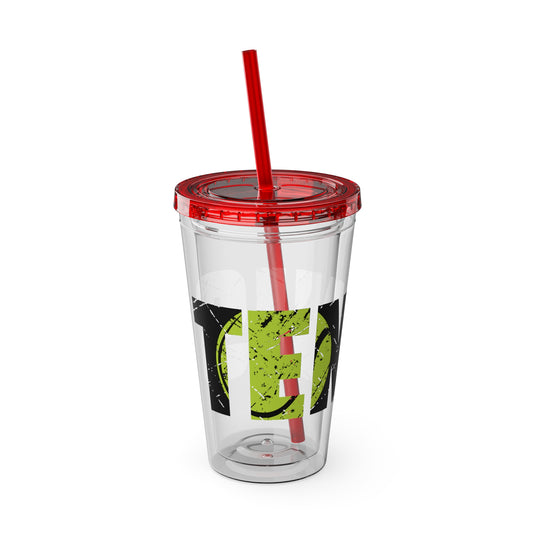 Tennis 16 oz Sunsplash Tumbler with Straw