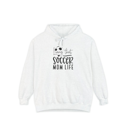 Living That Soccer Mom Life Adult Unisex Premium Hooded Sweatshirt