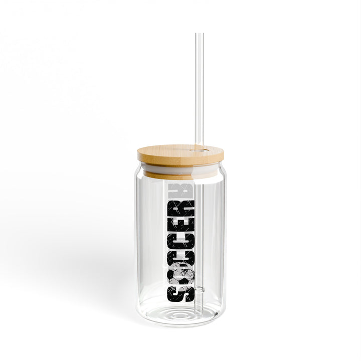 Soccer 16oz Sipper Glass