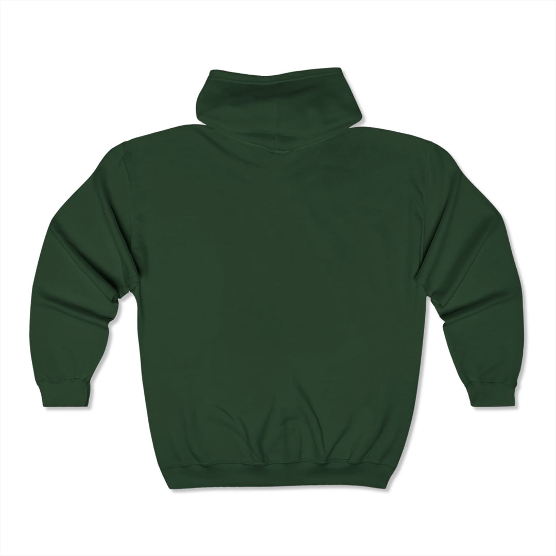 Unisex Adult Full Zip Hooded Sweatshirt - Embroidery - Color Options 2