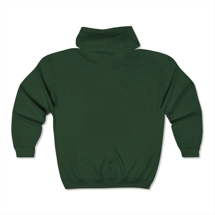 Unisex Adult Full Zip Hooded Sweatshirt - Embroidery - Color Options 2