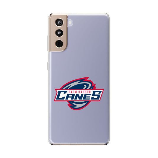 Palm Harbor Lady Canes Clear Phone Case