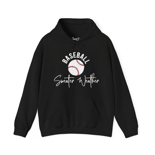 Baseball Sweater Weather Unisex Adult Basic Crewneck Sweatshirt