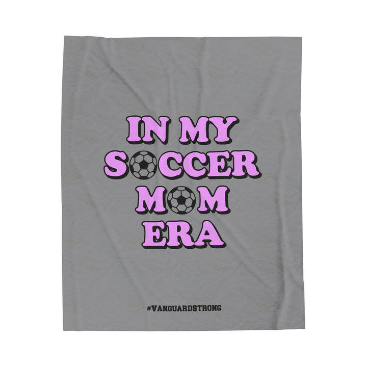 College Station Soccer Club Vanguard Velveteen Plush Blanket - In My Soccer Mom Era