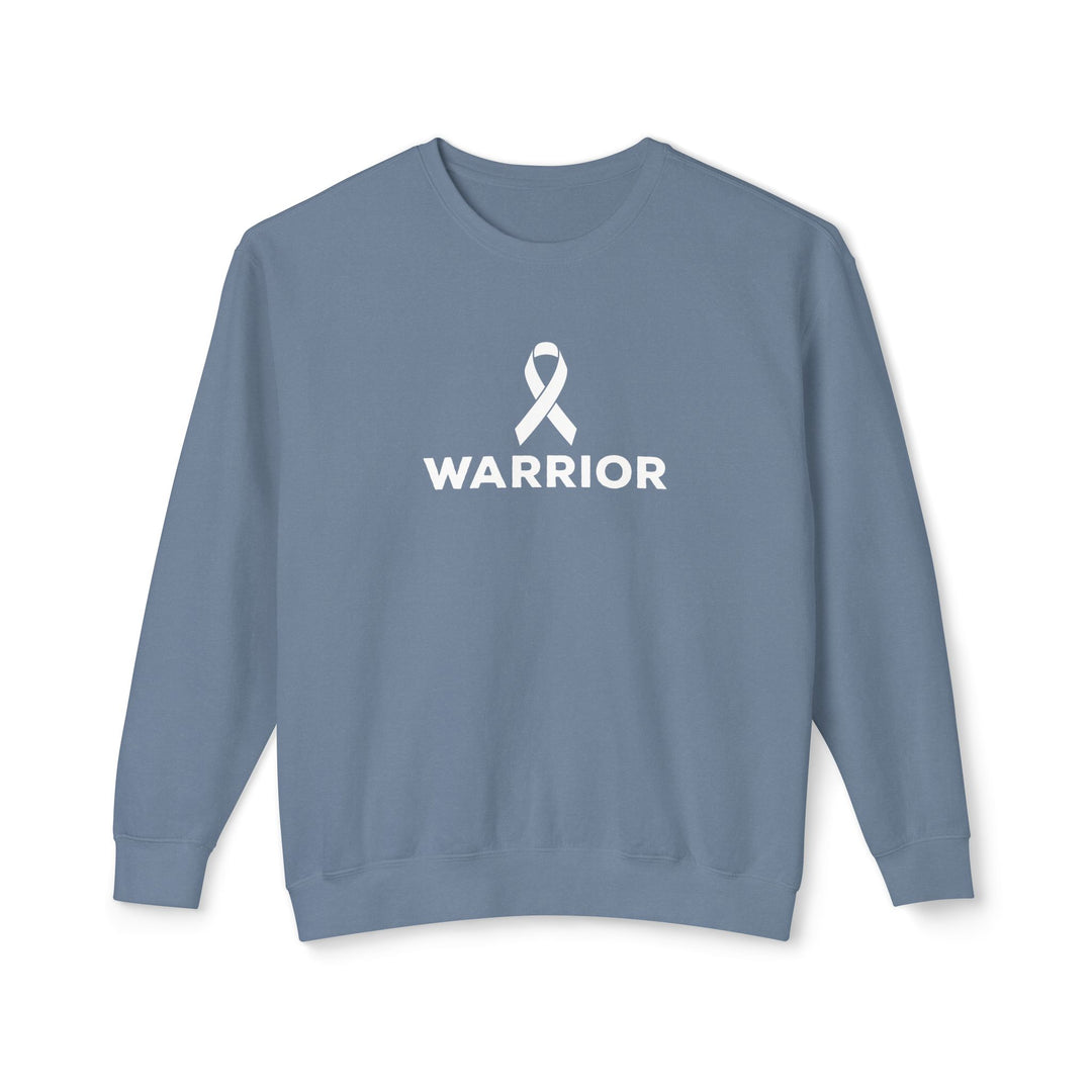 Cancer Ribbon Warrior Adult Unisex Premium Crewneck Sweatshirt