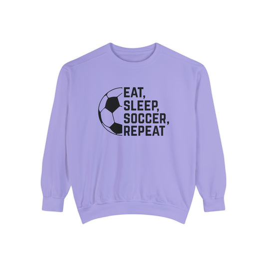 Eat Sleep Soccer Repeat Adult Unisex Premium Crewneck Sweatshirt