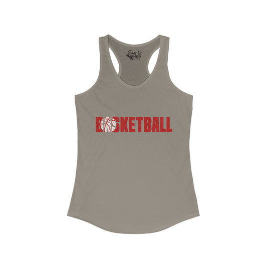 Basketball Adult Women's Racerback Tank