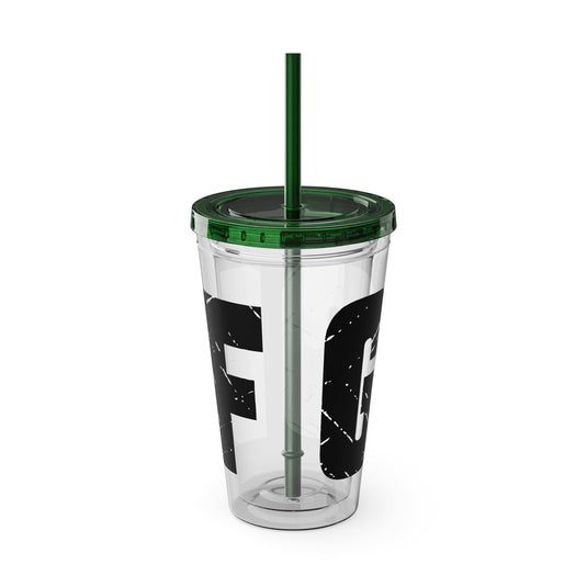 Golf 16 oz Sunsplash Tumbler with Straw