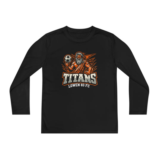 SBL Titans Unisex Youth Long Sleeve Competitor Moisture Wicking Shirt