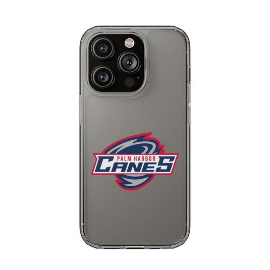 Palm Harbor Lady Canes Clear Phone Case