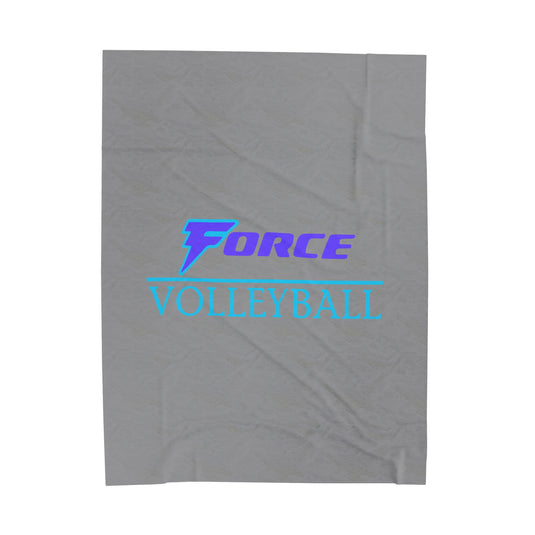 Force Volleyball Club Velveteen Plush Blanket