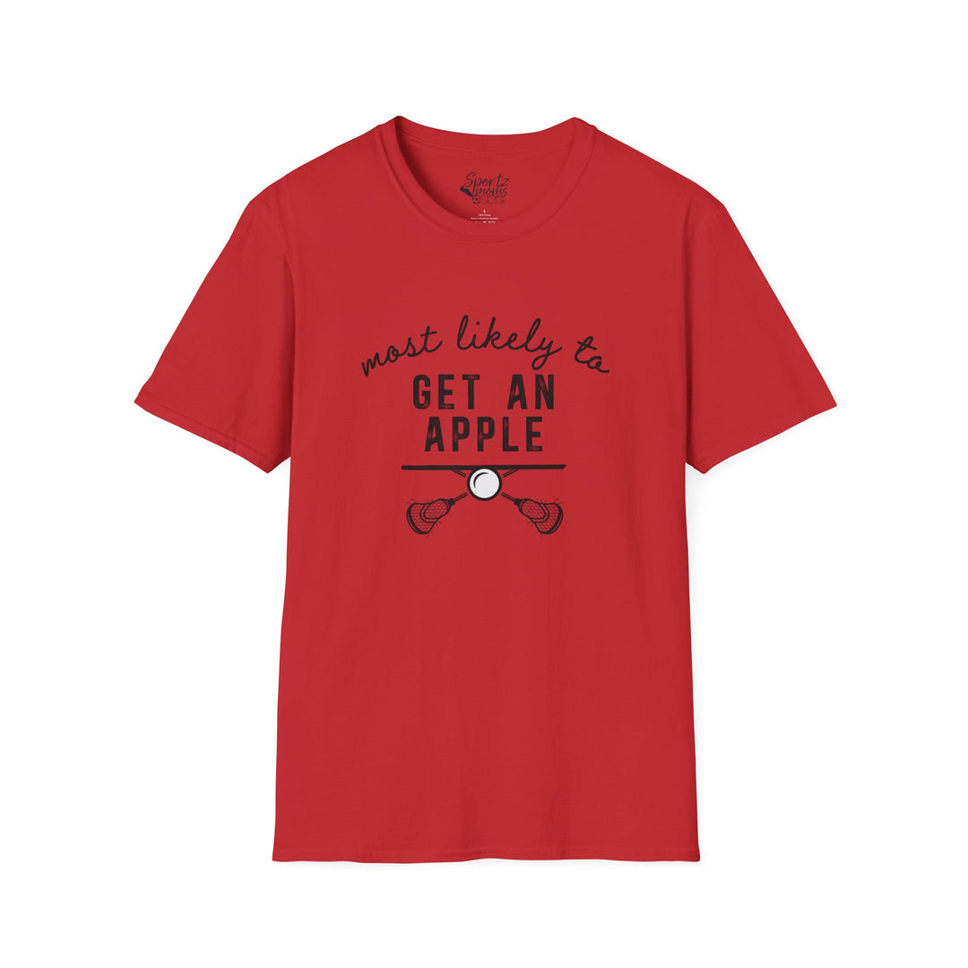 Most Likely To Lacrosse Adult Unisex T-Shirt