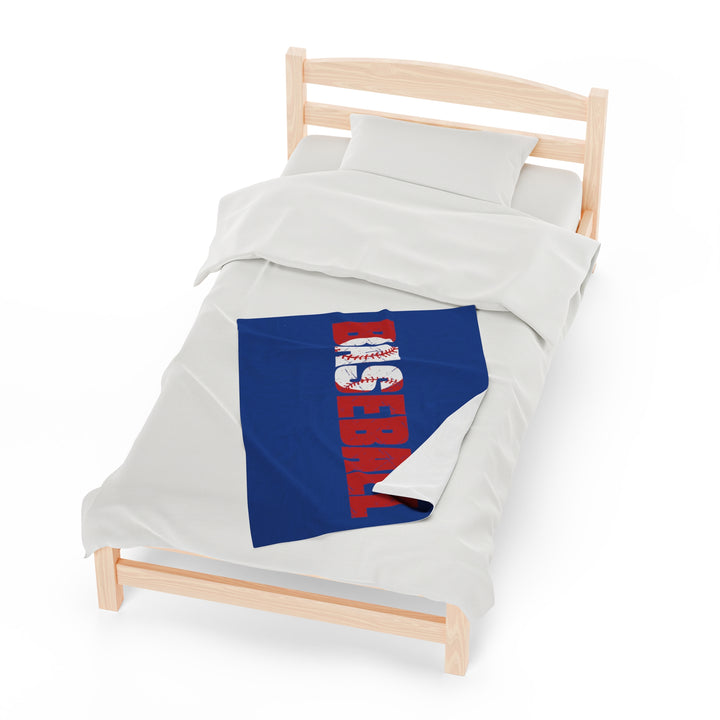 Baseball Plush Blanket