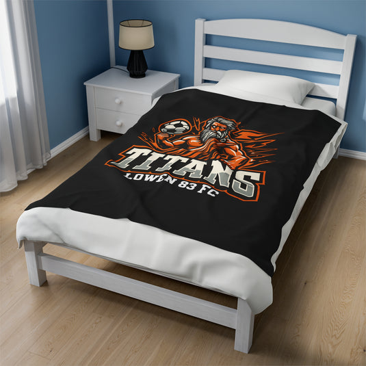 SBL Titans Velveteen Plush Blanket