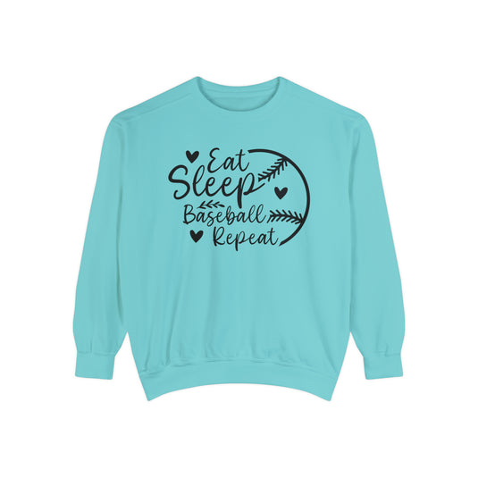 Eat Sleep Baseball Repeat Adult Unisex Premium Crewneck Sweatshirt