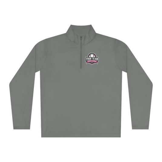 Unisex Adult Long Sleeve Quarter-Zip Pullover