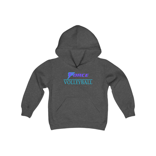 Force Volleyball Club Unisex Youth Basic Hooded Sweatshirt