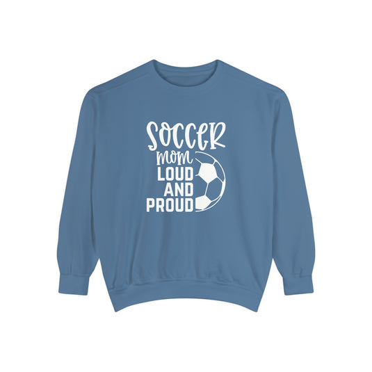 Soccer Mom Loud and Proud Adult Unisex Premium Crewneck Sweatshirt