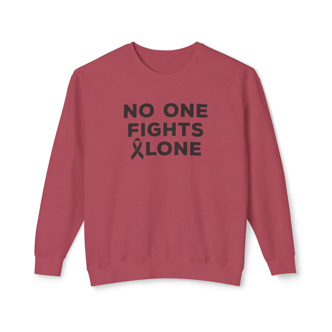 No One Fights Alone Adult Unisex Premium Crewneck Sweatshirt