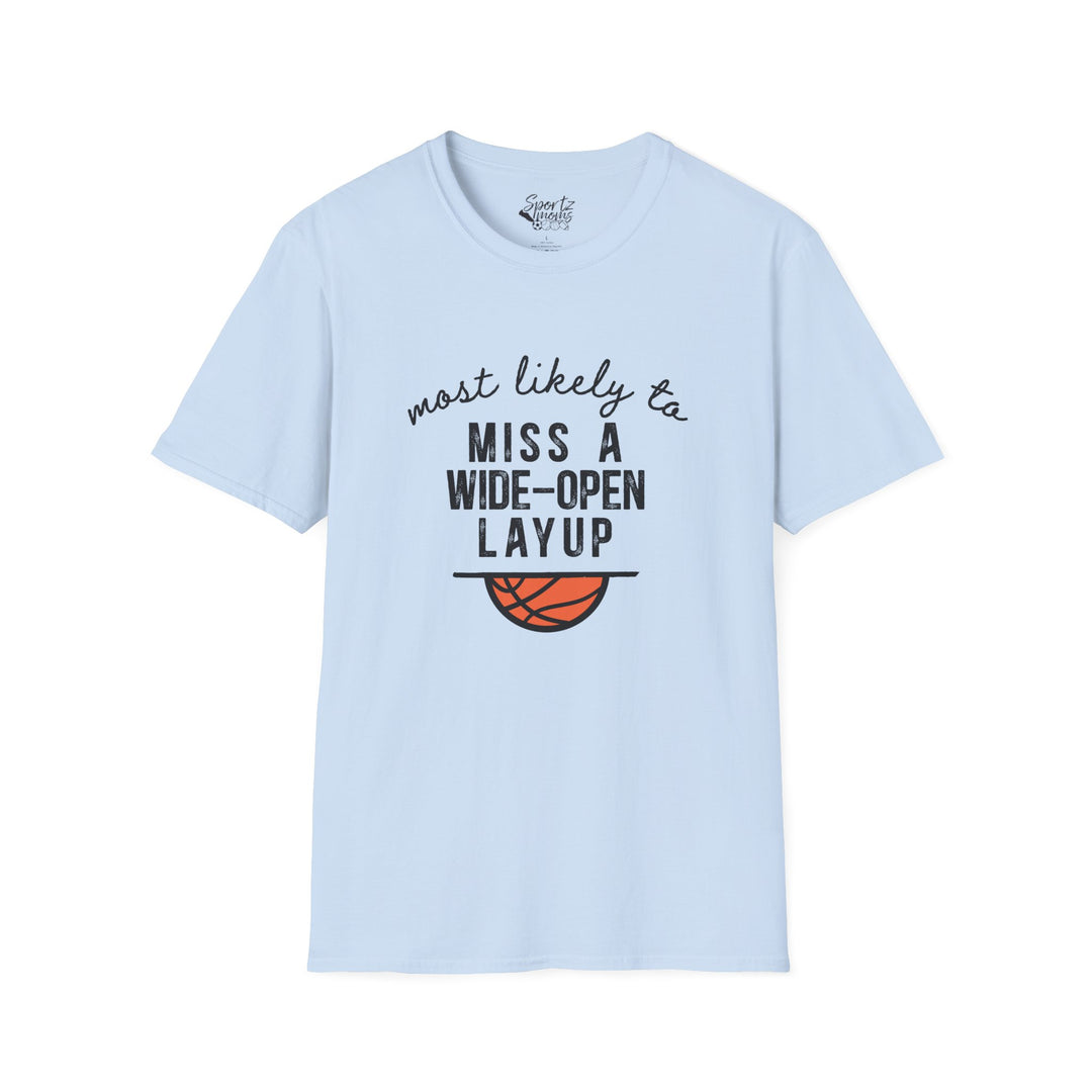 Most Likely To Basketball Adult Unisex T-Shirt